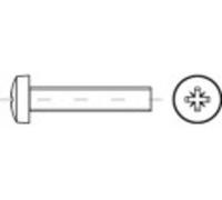TOOLCRAFT TO-5375625 Vis à tête bombée M5 16 mm cruciforme acier inoxydable A4 500 pc(s)