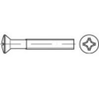 TOOLCRAFT TO-5376822 Vis à tête bombée fraisée M6 60 mm cruciforme acier inoxydable A4 200 pc(s)