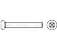 TOOLCRAFT TO-5380074 Vis de sécurité M12 25 mm 6 pans intérieurs avec broche 88113 acier inoxydable A2 500 pc(s)