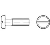 TOOLCRAFT TO-5391102 Vis à tête plate M3 16 mm plat acier étamé par galvanisation 2000 pc(s)