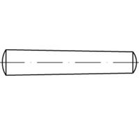 TOOLCRAFT TO-5393931 Goupille conique 6 mm acier 100 pc(s)