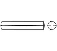 TOOLCRAFT TO-5438301 Goupille conique cannelée 4 mm acier 100 pc(s)