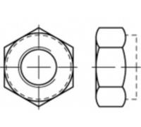 TOOLCRAFT TO-5440230 Écrou hexagonal M8 acier étamé par galvanisation 1000 pc(s)