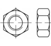 TOOLCRAFT TO-5453535 Écrou hexagonal M6 laiton 100 pc(s)