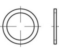 TOOLCRAFT TO-5454516 Bague détanchéité 22 mm DIN 7603 aluminium 100 pc(s)