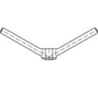 TOOLCRAFT TO-5454789 Écrou à broche M24 DIN 80701 laiton 1 pc(s)