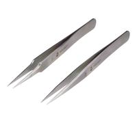 Toolcraft TO-5861034 Acier Inoxydable Pincettes Set 120mm Ensemble De 2