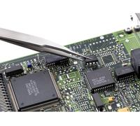 TOOLCRAFT TO-5861043 Pince brucelle de précision 1 pièce 5a SA pointue, très étroite, extra-fine, pointe en forme de faucille, décalée de 30° 120 mm