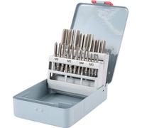 TOOLCRAFT TO-6800787 Kit de taraudage 21 pièces M3, M4, M5, M6, M8, M10, M12 DIN 352 HSS 1 pc(s)