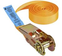 TOOLCRAFT TO-6802776 Sangle de serrage simple Force de traction LC : arrimage plaquant (simple/direct)=350 daN (L x l) 6 m x 25
