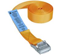 TOOLCRAFT TO-6811770 Sangle d'arrimage Force de traction LC : arrimage plaquant (simple/direct)=125 daN (L x l) 4.5 m x 25 mm à