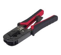 TOOLCRAFT TO-6850977 Pince à dénuder et à sertir pour connecteur modulaire (western) outil de dénudage compris RJ11, RJ12, RJ45