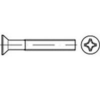 TOOLCRAFT TO-6863121 Vis à tête fraisée M3 12 mm cruciforme DIN 965 acier galvanisé 200 pc(s)