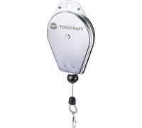 TOOLCRAFT TO-7310169 Câble à ressort, câble de sortie jusqu'à 2 M. Capacité de charge (max.) 3 kg