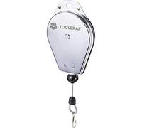 TOOLCRAFT TO-7392612 Câble à ressort, câble de sortie jusqu'à 1,5 m Capacité de charge (max.) 2 kg