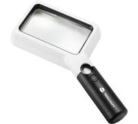 TOOLCRAFT TO-7440585 Loupe LED carrée TOOLCRAFT Grossissement=20 x, 2 x Classe d'efficacité énergétique 2021 non pertinent