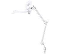 TOOLCRAFT TO-8194404 Lampe loupe UV à LED Klemm Grossissement=1.75 x, 4.75 x 133 mm Classe d'efficacité énergétique 2021 F (A - G)