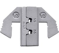TOOLCRAFT TO-9625884 Matrice à sertir Contact non scellé Yazaki YES/YESC 2.8 1.5 à 2.5 mm² adapté pour marque (pinces) TOOLCRAFT