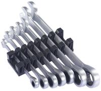 TOOLCRAFT TO-9626412 Jeu de clés à œil simples à cliquet 7 pièces Ouverture de clé (métrique) 8 - 19 mm