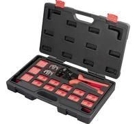 TOOLCRAFT TO-9660081 Set d'outils de sertissage assortiment à sertir avec coffret inclus