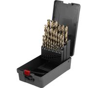 TOOLCRAFT TO-9913152 HSS-Co 5 Jeu de forets pour le métal 1.0 - 13.0 mm tige cylindrique 1 set