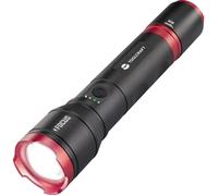 TOOLCRAFT TO-9927678 Lampe portative réglable, taille du point réglable, avec mode stroboscope, avec interface USB batteries Li-ions ou fonctionnement à piles