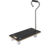 Toolcraft Chariot de transport TO-9972441 – Charge max. 250 kg – 4 roulettes pivotantes – Noir