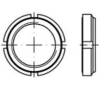 TOOLCRAFT TO-9979515 Écrou à encoches M50 10 mm acier étamé par galvanisation 5 pc(s)