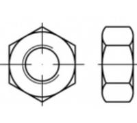 TOOLCRAFT TO-9984957 Écrou hexagonal M48 acier étamé par galvanisation 5 pc(s)