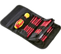 TOOLCRAFT WHS-017 pour lélectronique et la mécanique de précision, pour électricien, VDE, pour latelier Lame interchangeable 17 pièces vis à fente, 6 pans