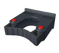 Toolflex Porte-Outils 20-30 mm, Lot de 2 pièces, Aluminium, Argenté, Râtelier Porte-Outils, Stockage et Organisation Générale