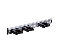 Toolflex Rail en Aluminium 50cm avec 3 Supports Noir