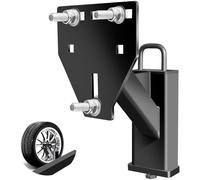 toolhoper Support de pneu de secours pour roue de secours de remorque à 4, 5, 6, 8 pattes sur des boulons de 10,2 cm, 11,4 cm, 12,1 cm, 12,7 cm, 14 cm, 15,2 cm, 16,5 cm, capacité de 68 kg, convient