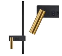 tooLight Applique murale APP1439-W LEFT BLACK GOLD lampes murales en métal, plastique