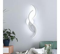 Toolight Applique Murale LED Intérieure, 15W Lampe Murale Moderne Créativité Design, Luminaire Mural Intérieure pour Chambre Maison Couloir Salon Escalier, 6500K Lumière Froide, Blanc, 41CM