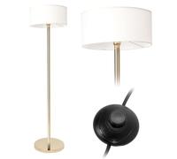 tooLight Lampadaire sur Pied APP966-3F Lampe de sol pour salon en métal, plastique 50 x 35 x 155 cm (blanc, doré)