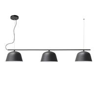 tooLight Lampe à Suspension APP1478-3CP BLACK Suspension luminaire Lustre Plafonnier Éclairage de Plafond pour Salon Chambre Cuisine