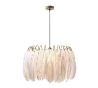 tooLight Lampe à Suspension APP662 Lustre Plafonnier Éclairage de Plafond en métal, plastique pour Salon Chambre Cuisine Couloir (doré)