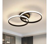 Toolight Plafonnier LED, 42W 4725LM Luminaire Plafonnier LED Chambre Rond Design, Luminaire Plafond pour Cuisine Chambre Salon Couloir, 4500K Lumière Naturele, 54CM