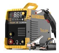 TOOLIOM 135A MIG Welder Flux Core 110V MIG Welder Gasless Flux MIG/Lift TIG/Stick 3 in 1 Welding Machine IGBT DC Inverter with LCD Display