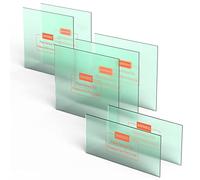 TOOLIOM 2 lentilles de protection extérieures de rechange pour écran de vision, 2 lentilles intérieures et 3 lentilles de rechange pour casque de soudage TL-U400A