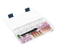 TOOLIOM 49 PCS TIG Soudage Torche Accessoires Kit Stubby Gaz Lentille Verre Tasse En Céramique Tasse Arrière Cap Kit pour WP-17/18/26