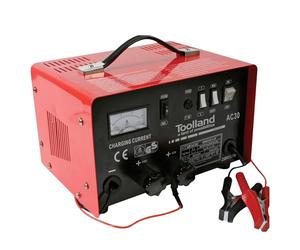 Toolland AC30 Chargeur pour Batterie à acide de plomb 12/24 V avec fonction Boost 20 A