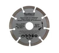 Toolland - BD10125 - Disque diamant pour meuleuse - 125 mm - Segments