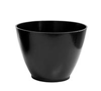 Toolland Bol à plâtre, Plastique, Rond, Noir, 0.75 L