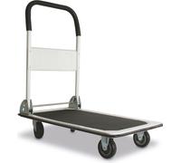 Toolland Chariot à plate-forme, Chariot pour charges lourdes, Chariot de transport, Chariot à roulettes, Aide au transport avec