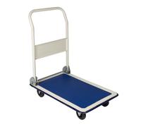 Toolland Chariot de transport, pliable, acier, bleu, charge max. 150 kg