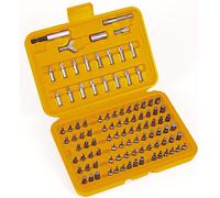 Toolland Coffret de tournevis et d'embouts, 100 pièces, idéal pour les voitures, l'électronique et les travaux manuels, avec boîte de rangement