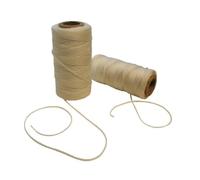 Toolland cordeau de maçon 50 m Blanc 1.2 mm pour alignement précis pour travaux de maçonnerie carrelage et aménagement extérieur Fil Robuste sur Bobine pour Lignes Droites