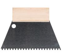 Toolland Couteau à colle, denture carrée 4 x 4, 180 mm